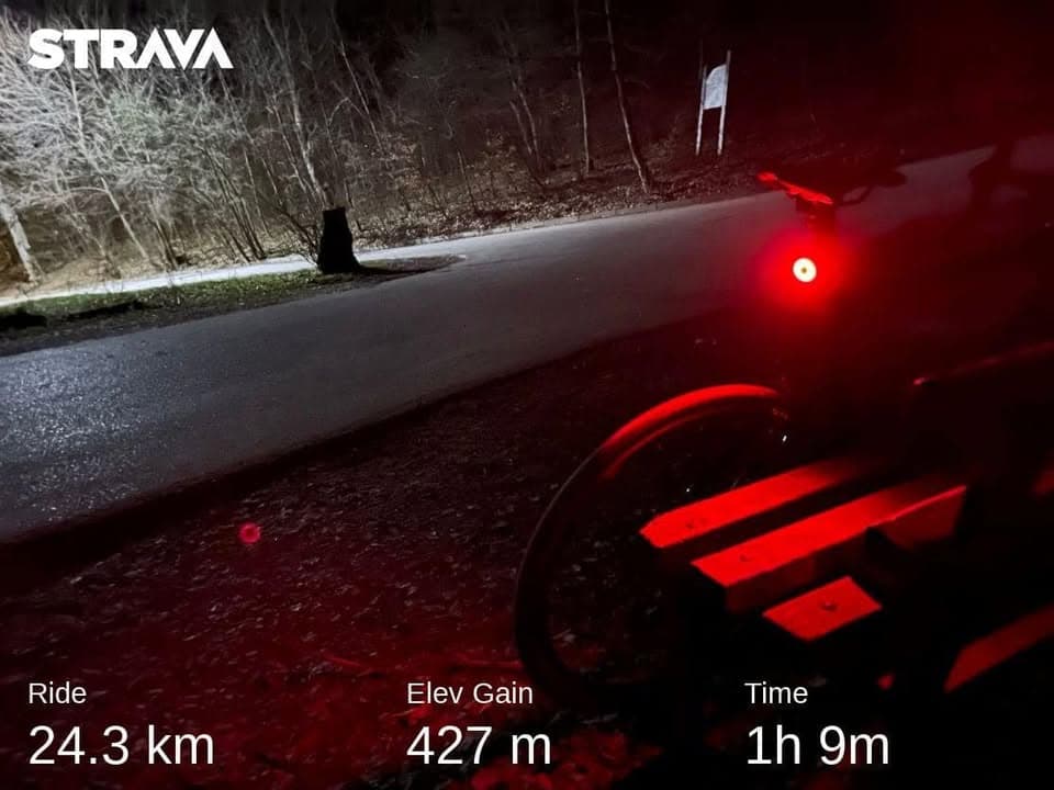 Night ride! The other side of cycling 😁